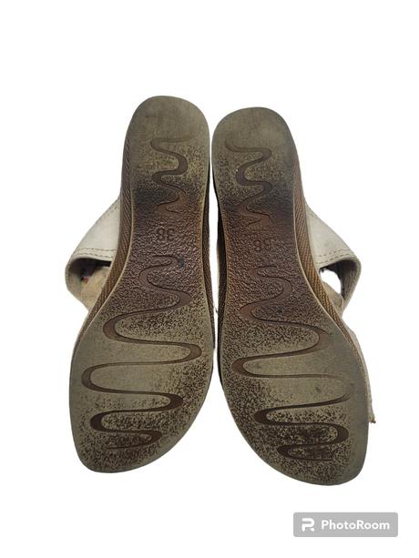 Dámske kožené šlapky, 38