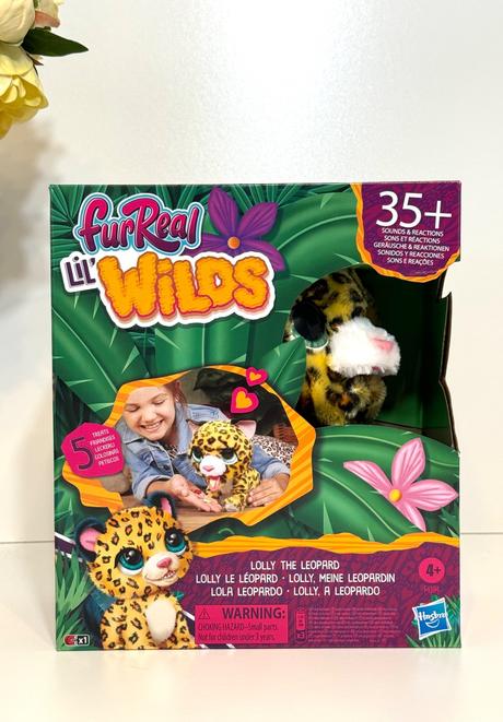 Furreal lil wilds lolly hrací plyšový leopard, 