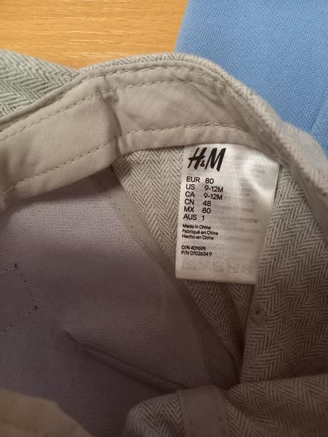 Chlapčenská šiltovka, h&m,80