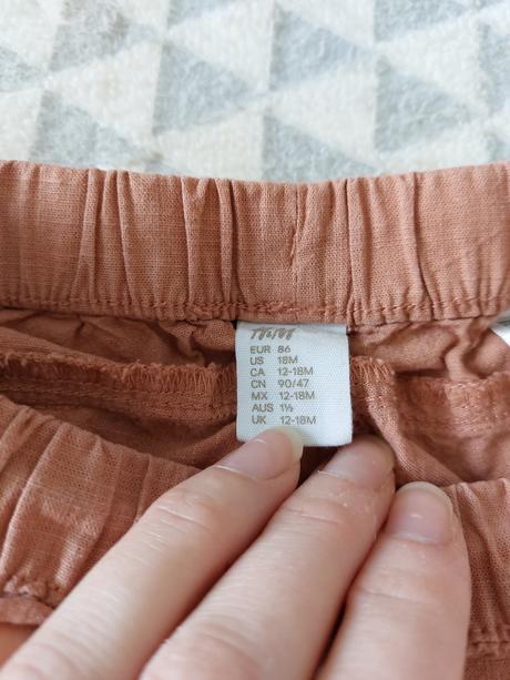 Letné nohavice, h&m,86