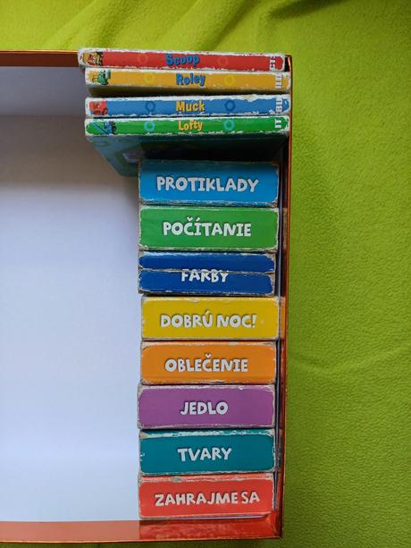 Prvé detské knižky+staviteľ bob, 