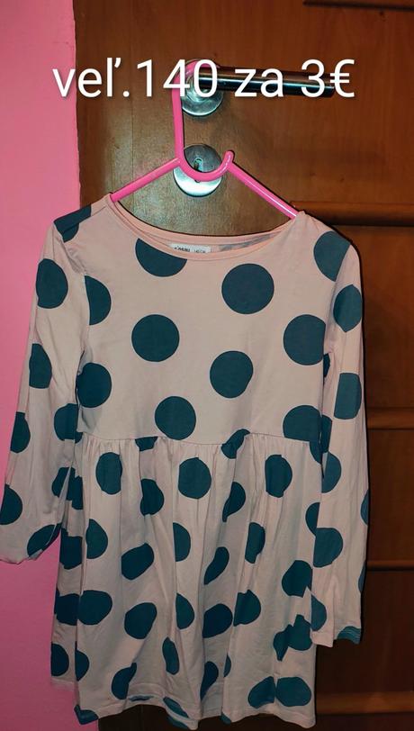 Šaty s dlhým rukávom veľ.140, sinsay,140