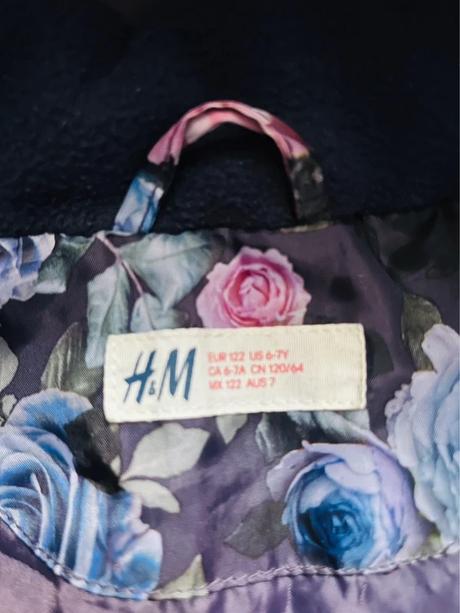 122 zn. h&m krásná prechodná vestička s ružičkami, h&m,122