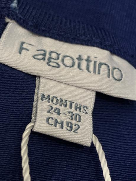 Dievčenské tričko s hviezdičkami a nápisom (92), fagottino,92