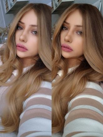 Parochňa blond ombre,