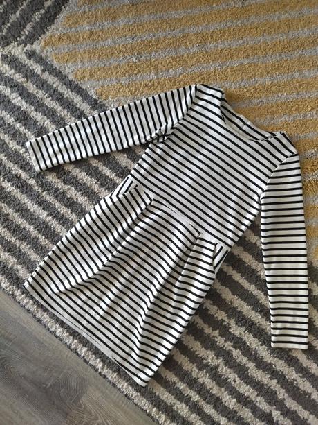 Čiernobiele šaty 122/128, h&m,122