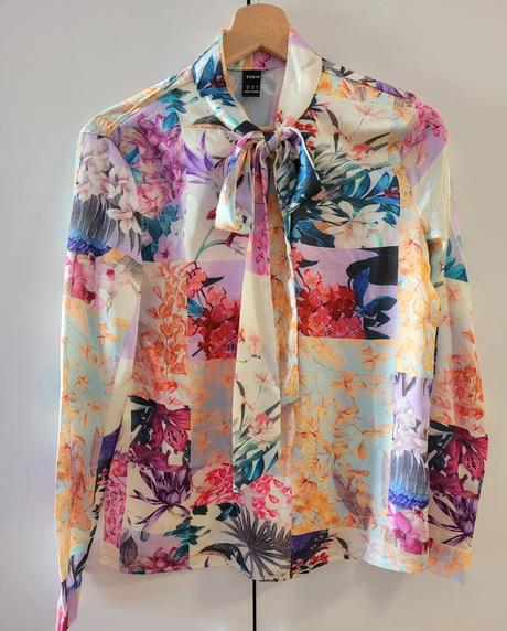 Farebna kosela, bluzka s maslou, xs