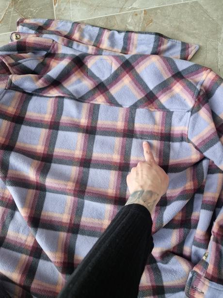 Oteplená košeľová bundička, m