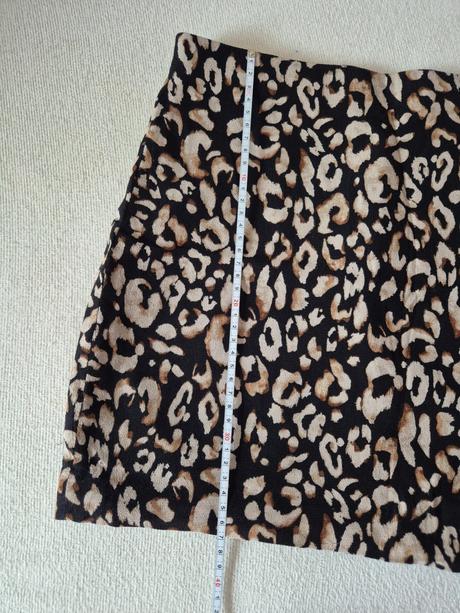 Sukňa s leopardím vzorom, h&m,s