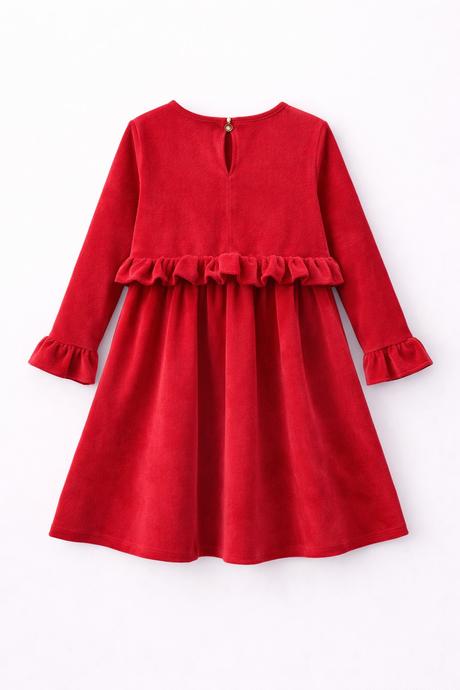 Dievčenské velúrové šaty ., 104