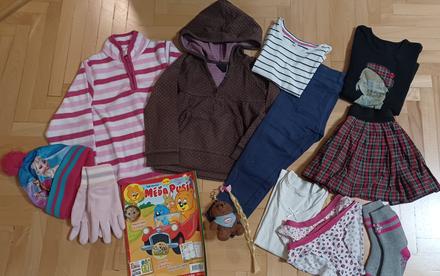 Mix oblečenia, veľ. 104/110, 104–116