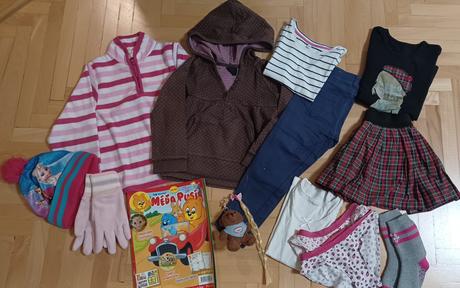 Mix oblečenia, veľ. 104/110, 104–116