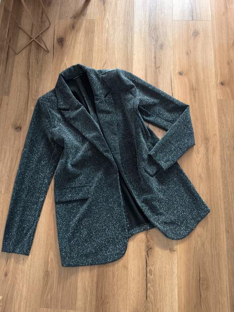 Trblietavé oversize sako, s