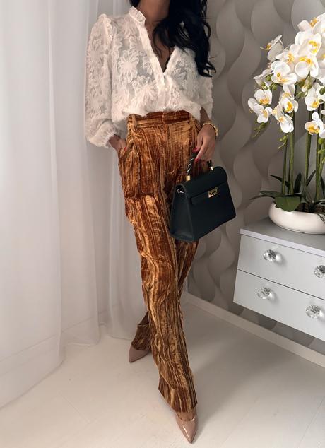 Zara - semišové nohavice, zara,s