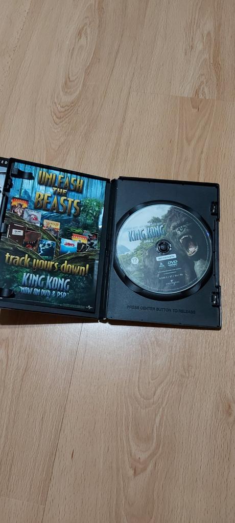 Dvd video king kong, 
