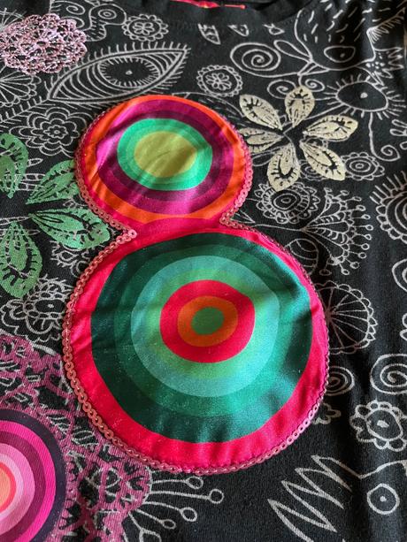 Tričko desigual s mandalami 134/140, desigual,134