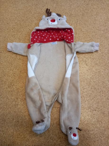 Vianočné dupačky - sobík č.68, ergee,68