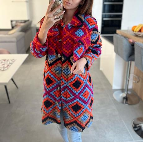 Hrubá košeľa-mandala, 