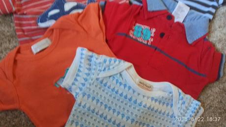 Set  5 ks body a tričká 0-3 chlapec, 62