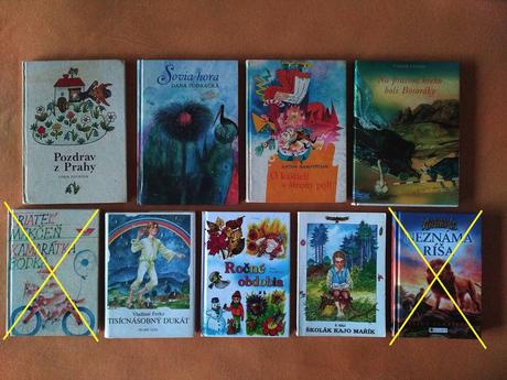 Sada 7 ks rôznych rozprávkových knižiek, 