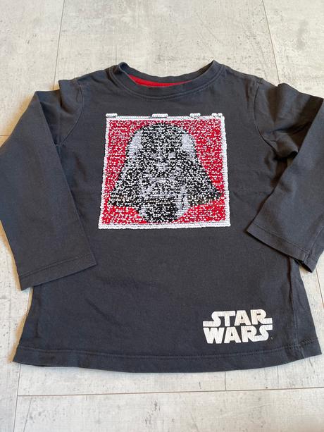 Tričko starwars premieňacie, h&m,104
