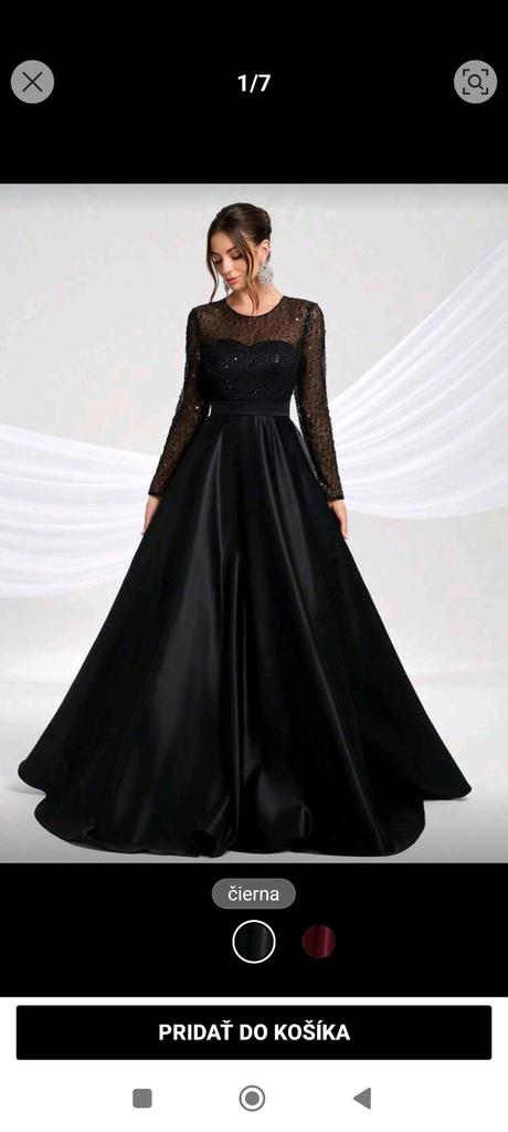 Plesové šaty, 40 / l