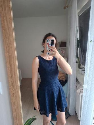 Čipkované mini šaty, sinsay,s