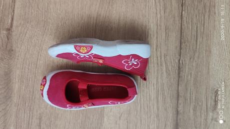 Prezuvky pre dievcatko c.25, cervene, 25