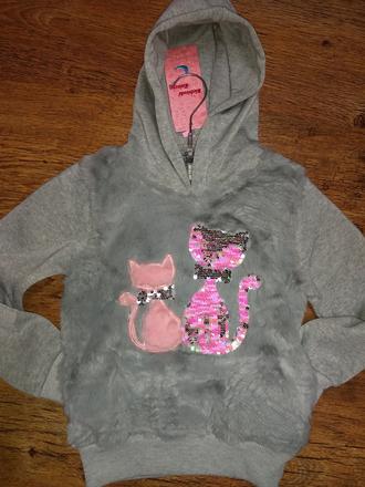 Teplá mikina s kapucňou, 98 - 152