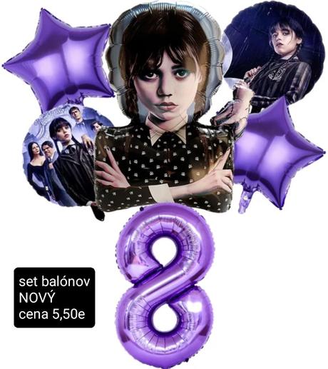 Párty dekorácie wednesday/adams family, 