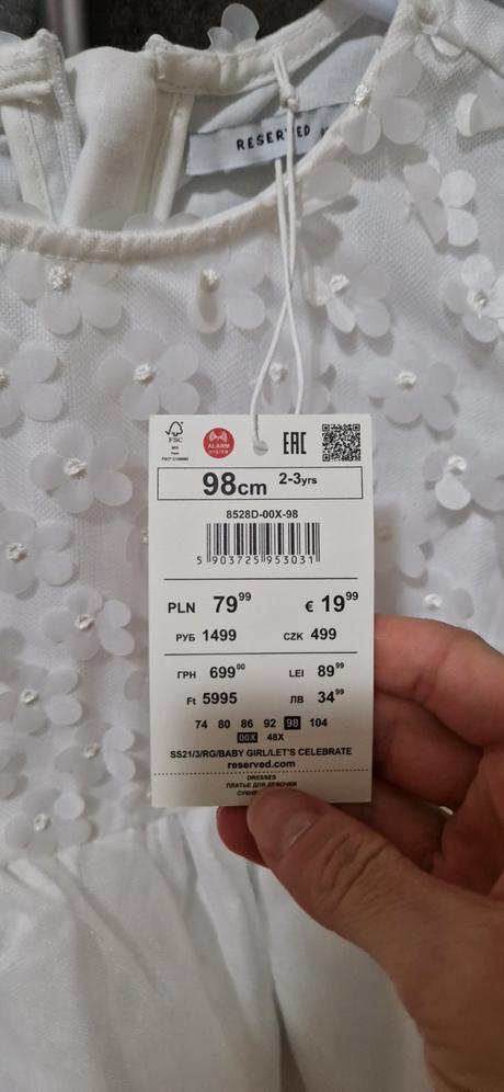 Slávnostné šaty, reserved,98