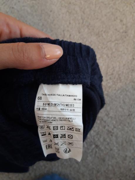 Nohavice, benetton,68