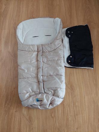 Fusak a rukávnik na kočík, 