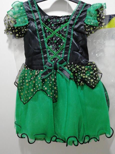 Čarodejnica karneval kostým maska 1-2roky, 