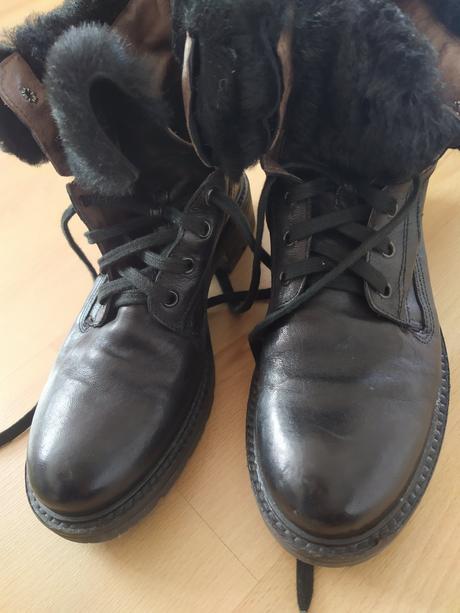 Talianske kožené topánky, ecco,35