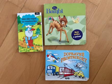 3x knižka pre najmenších,