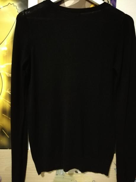 Čierny tenký svetrík, amisu,s