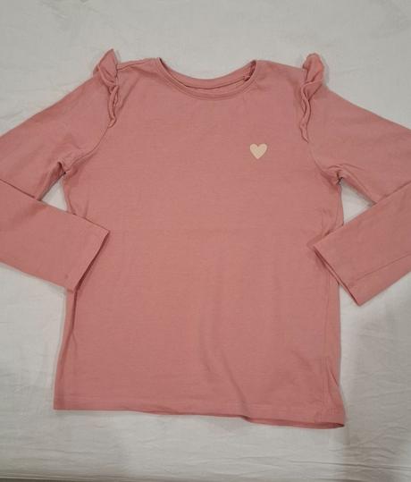 Mikina barbie a tričko dlhý rukáv 134, 134