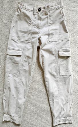 Cargo nohavice vysoký pás, amisu,32