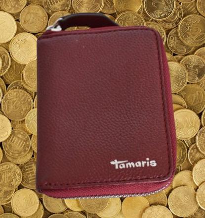 Tamaris peňaženka červená 10,5/8,5cm, tamaris