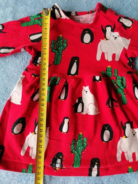 Šaty vianočné, lindex,62