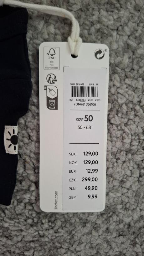 Rastúce body lindex, lindex,50