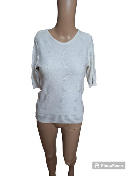 Dámske retro tričko z úpletu, m