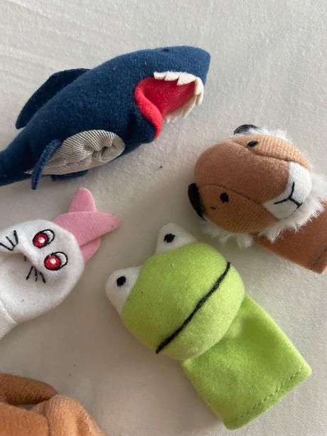 Látkové zvieratká na prsty,