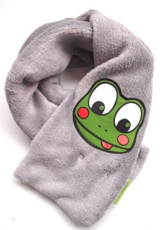 Pinkie šál grey frog, pinkie