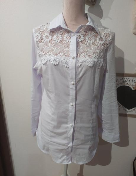 Košeľa s krajkou, l