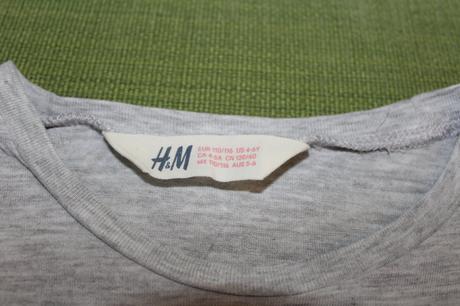 2 tričká, h&m,116