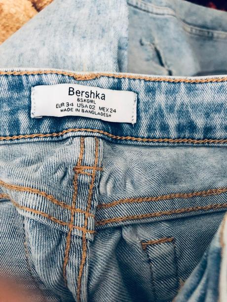 Štýlové acid-wash džínsy bershka vel 34, bershka,34