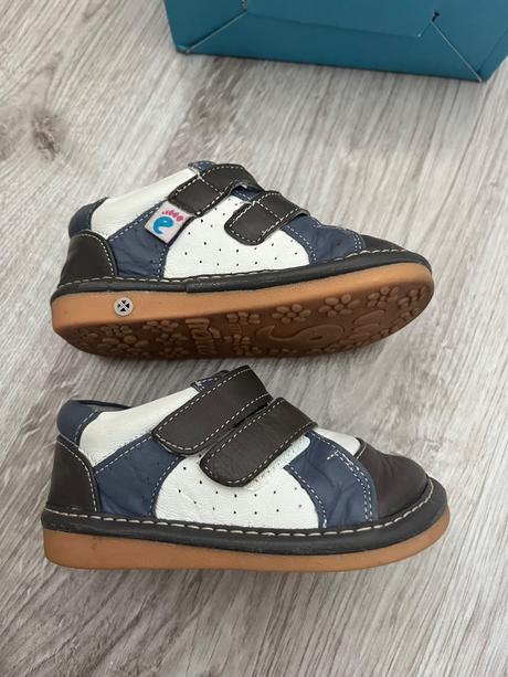 Pískacie kožené topánočky, freycoo,22