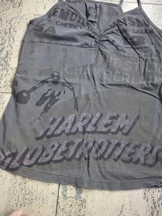 Tmavosive bavlnené tielko xint, m